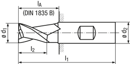 technische Zeichnung Fraeser RG23-00C