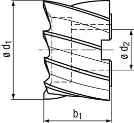 technische Zeichnung Fraeser RG40-90C