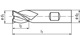 VHM Mini Fräser Typ 19122