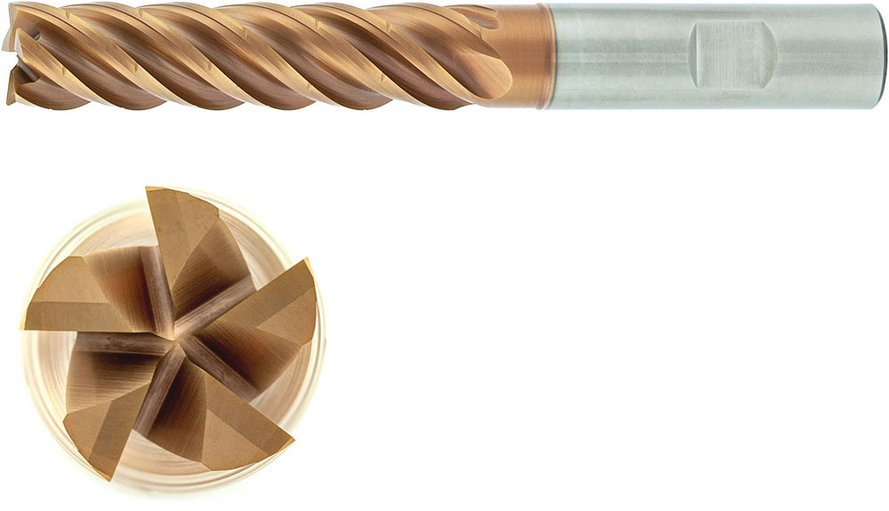 VHM Trochoidalfräser VA 4xD mit Spanbrecher TPC-4D-VA