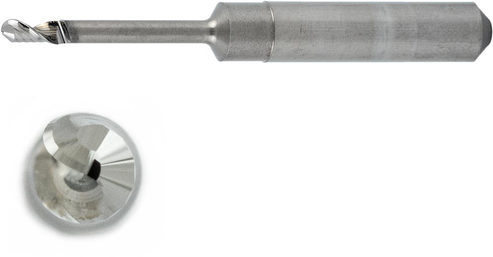 VHM Dental Einzahn-Radiusfräser DEN-R1