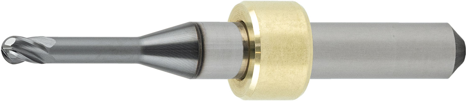 VHM Dental Kugelfräser mit Anschlagring DEN-RS4L
