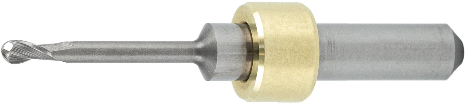 VHM Dental Kugelfräser mit Anschlagring DEN-R1S