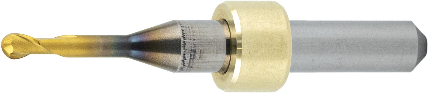 VHM Dental Radiusfräser mit Anschlagring DEN-R2CT