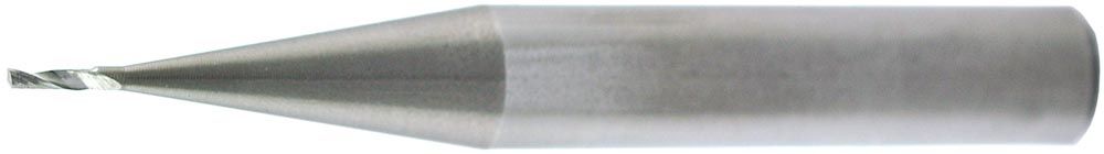 VHM Alu Einzahnfräser Ø 1 mm Schaft = 6 mm HT788